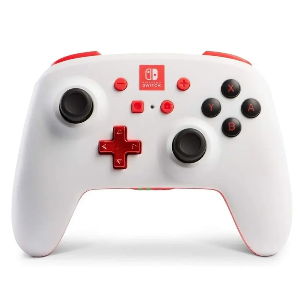 Nintendo Switch White PowerA Enhanced Wireless Controller Video Gaming - Working